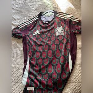 Adidas Mexico Home 2024 Soccer Futbol Jersey Mens Medium
